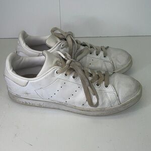 Adidas, Stan Smith, white court shoes, tennis shoes, men’s 6.5.